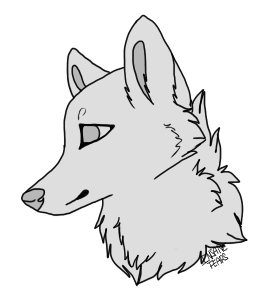 Free Wolf Line Art Head