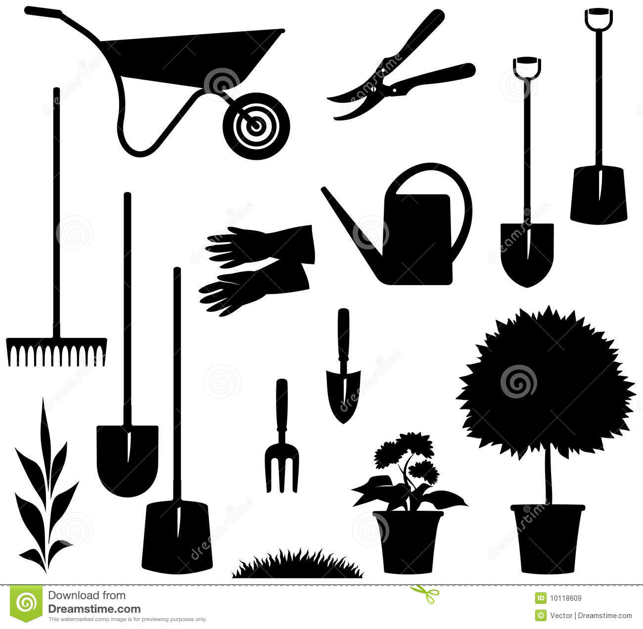 Gardening Equipment Vector