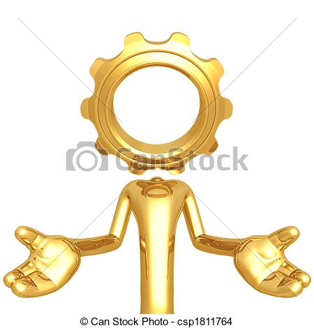 Gear Head Clip Art