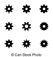 Gear Icon Clip Art