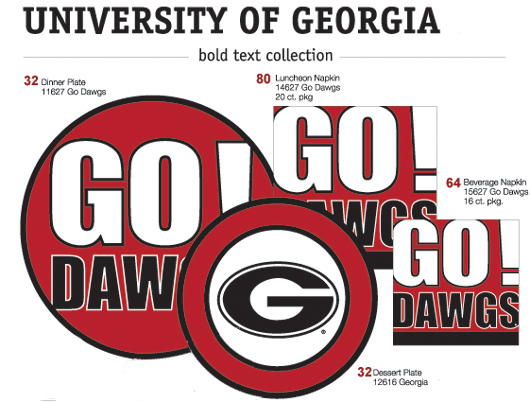 Georgia Bulldogs Party Supplies