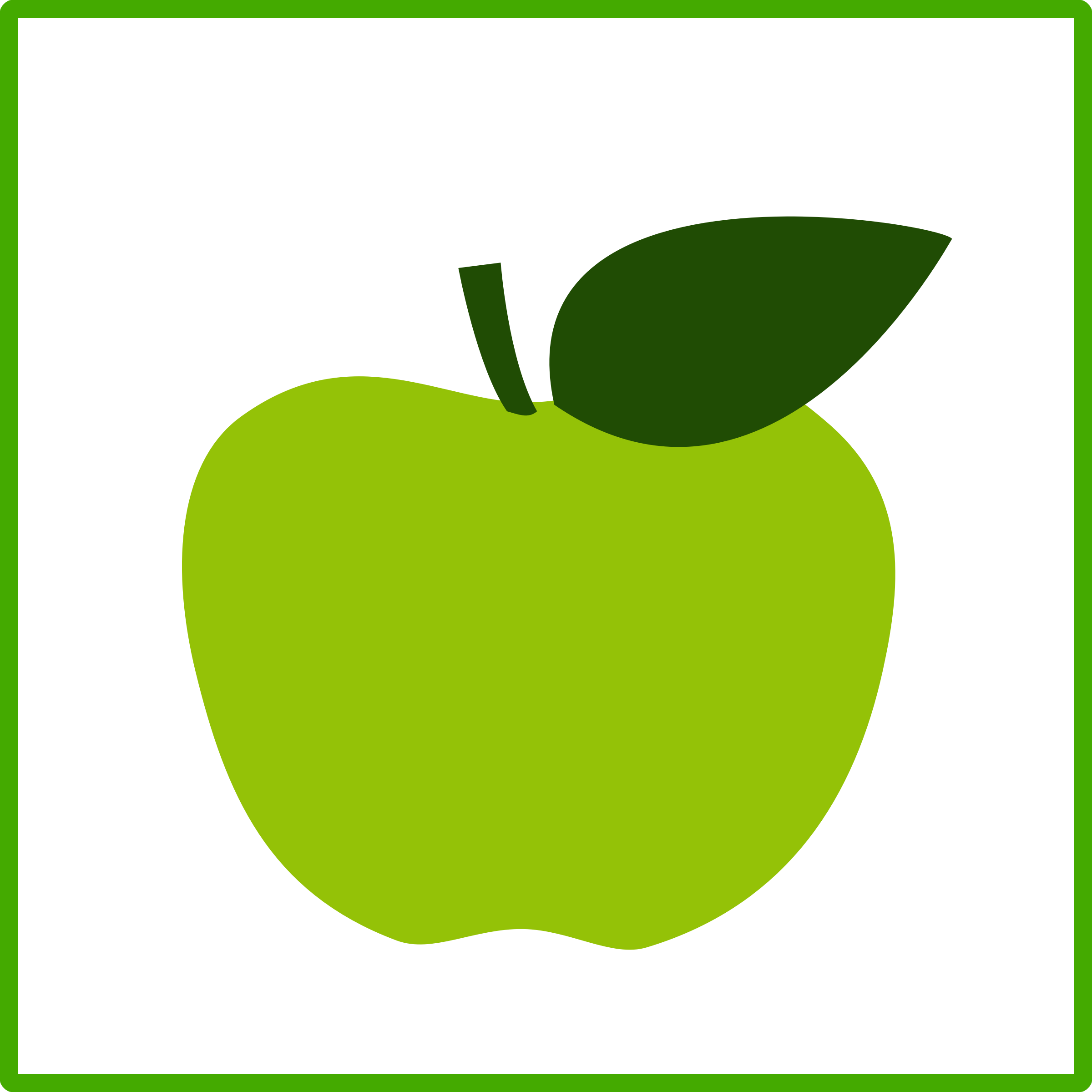 Green Apple Clip ArtIcons