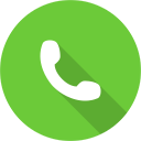Green Circle Icon with a Phone Green Circle Icon with a Phone