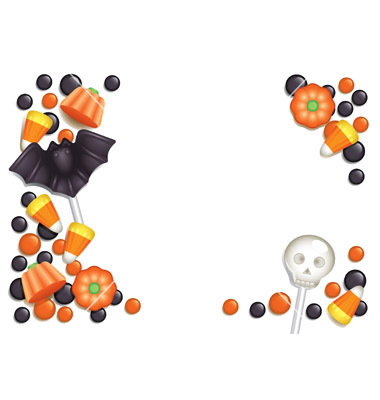 Halloween Candy Border Clip Art