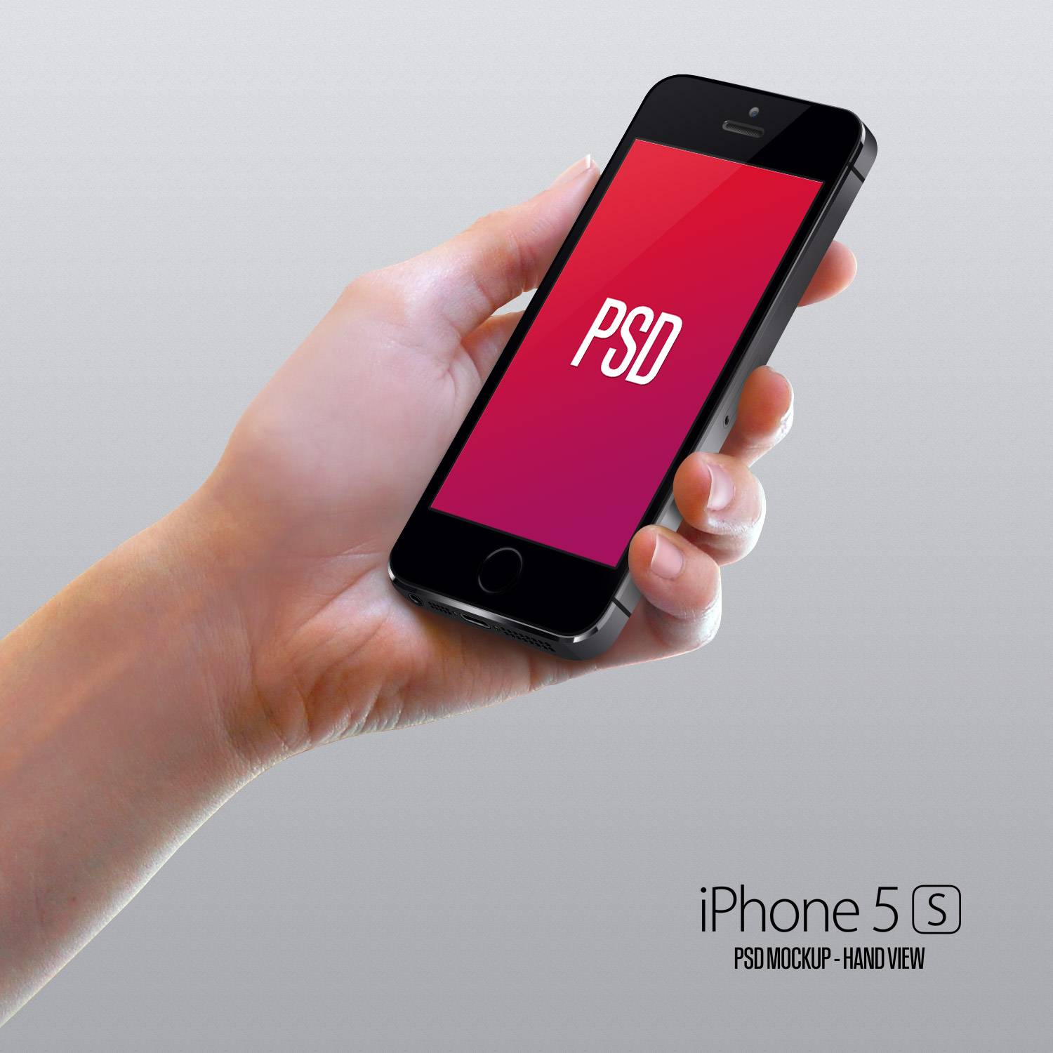 Hand iPhone 6 Mockup