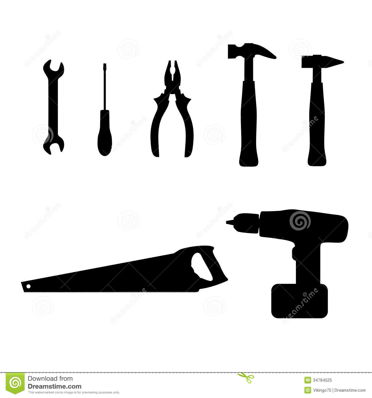 Hand Tool Silhouette