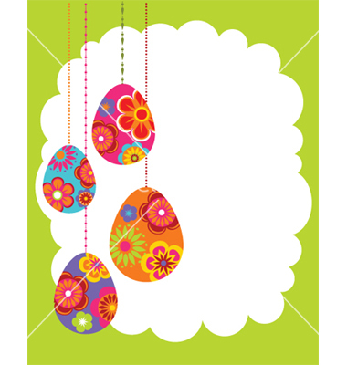 Happy Easter Vector Borders