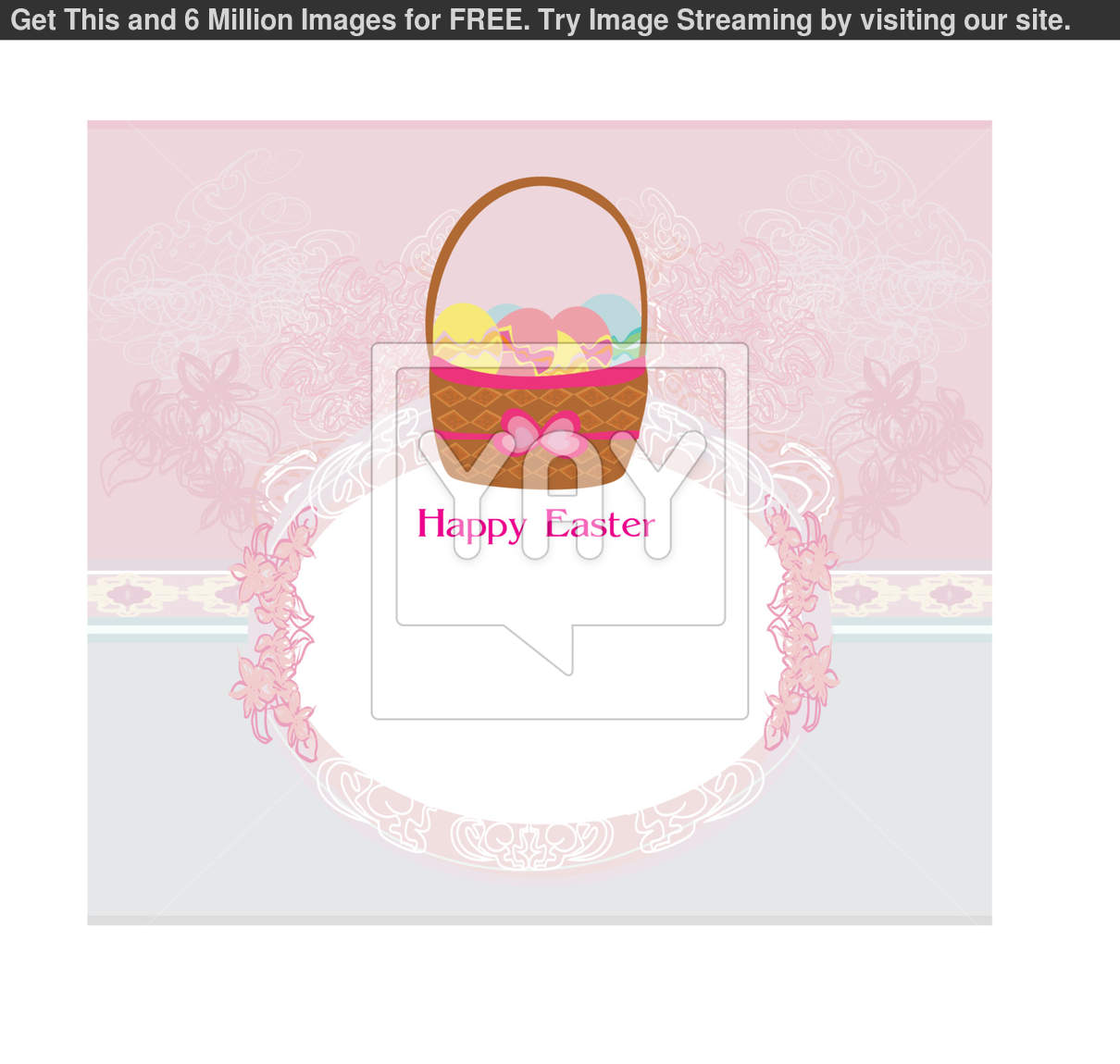 Happy Easter Vector Borders