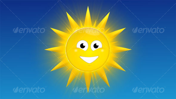 Happy Sun Cartoon