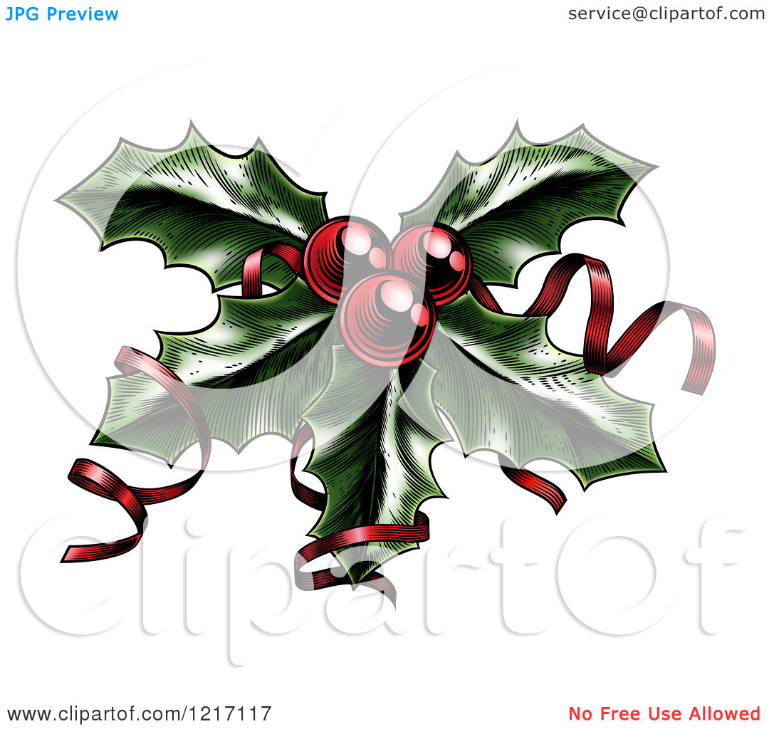 Holly Sprig Clip Art