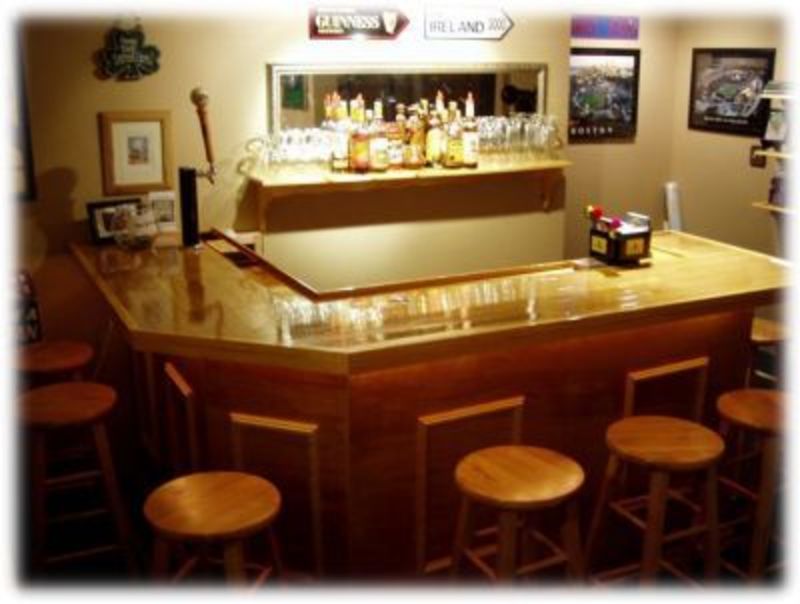 Home Basement Bar Design Ideas