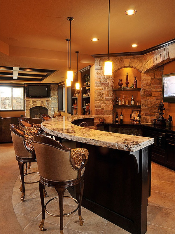 Home Basement Bar