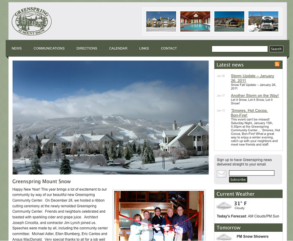 Homeowners Association Website Template