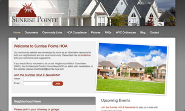 Homeowners Association Website Templates