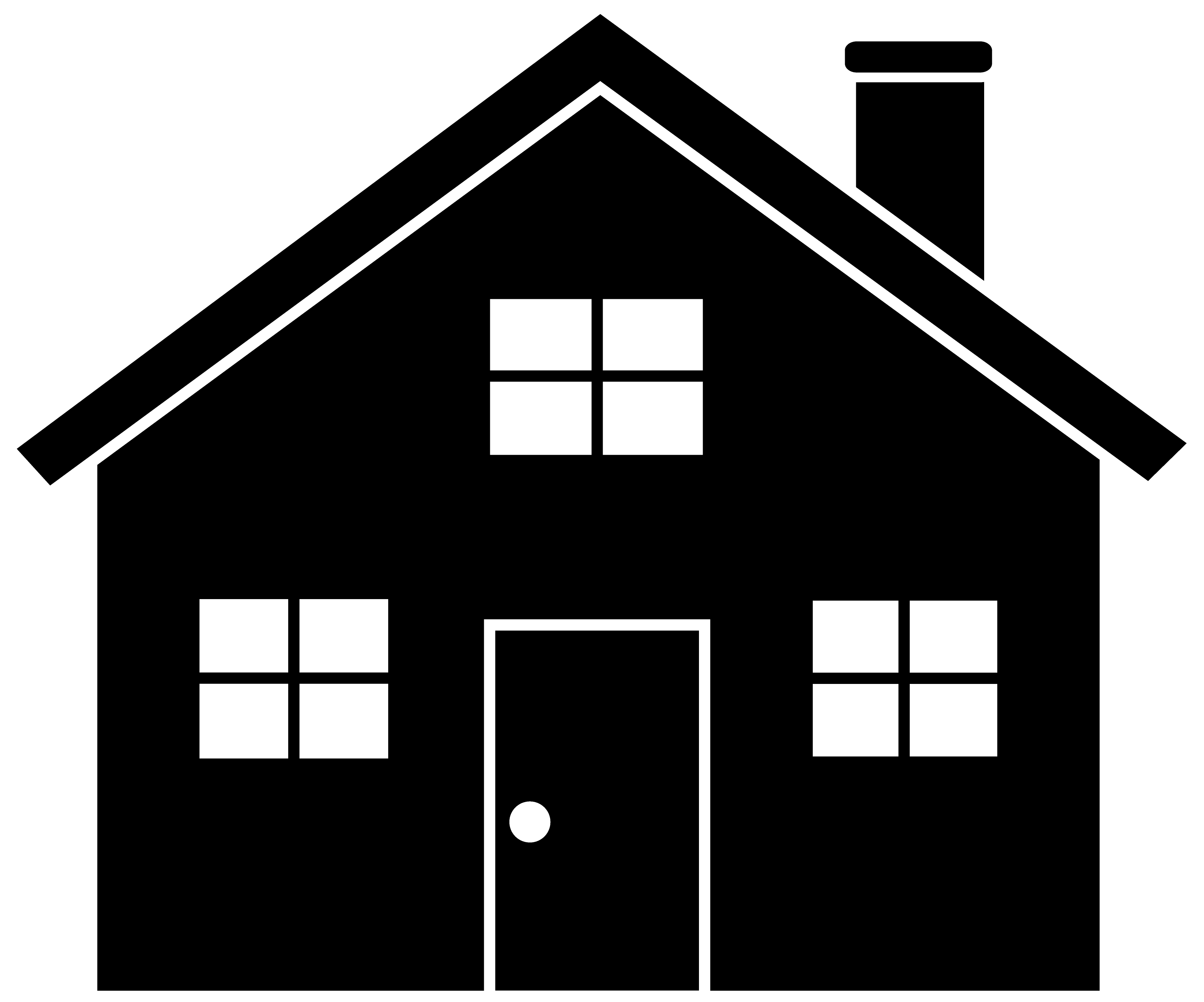 House Silhouette Clip Art