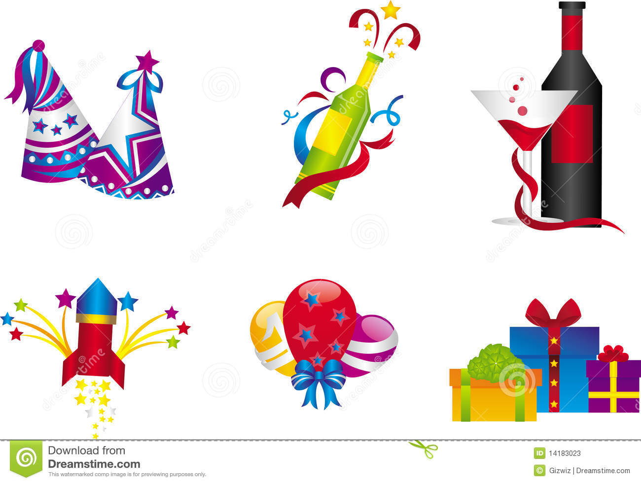 Icon Happy New Year Celebration Picture Icon Happy New Year Celebration Picture