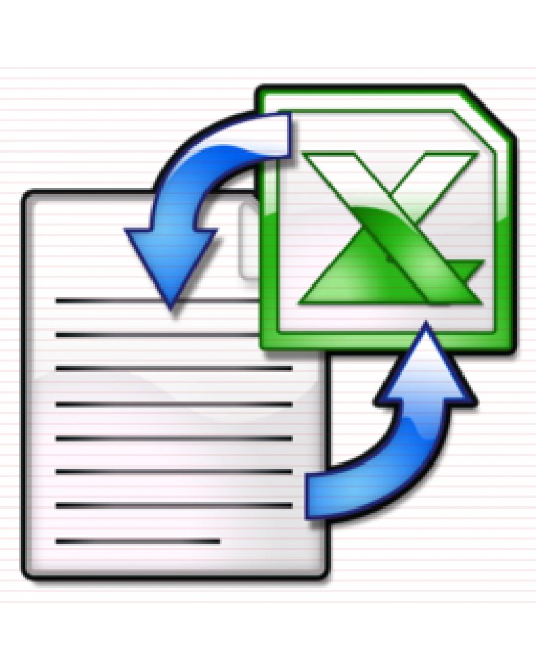 Import Export Excel Icon