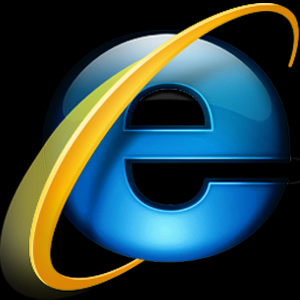 Internet Explorer Icon Black