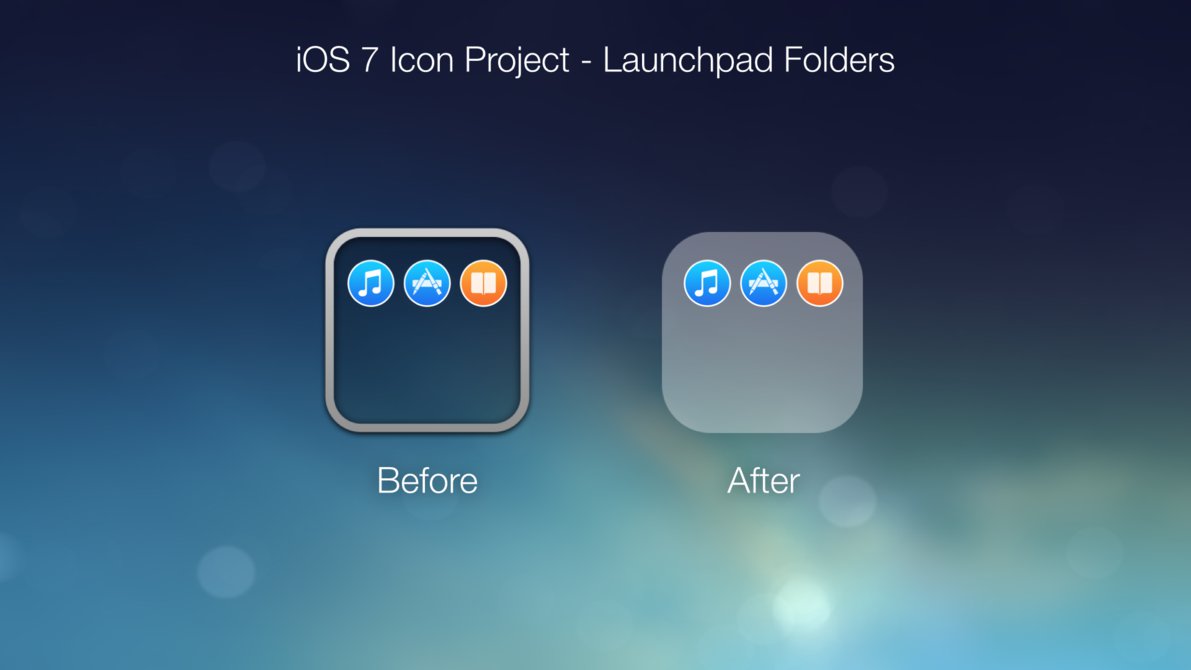 19 IOS 7 Icon Folder Images