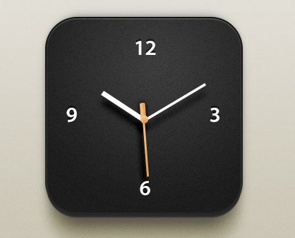 iOS Clock Icon iOS Clock Icon
