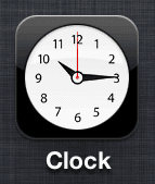 iPhone Clock App Icon