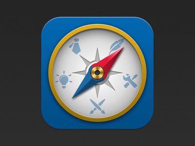 iPhone Compass App Icon