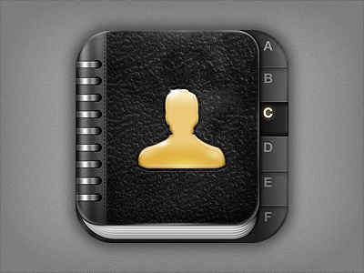 iPhone Contacts App Icon