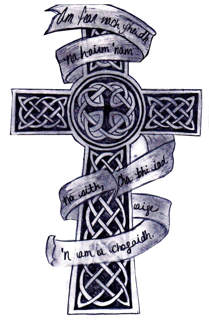 Irish Celtic Cross Tattoo Designs