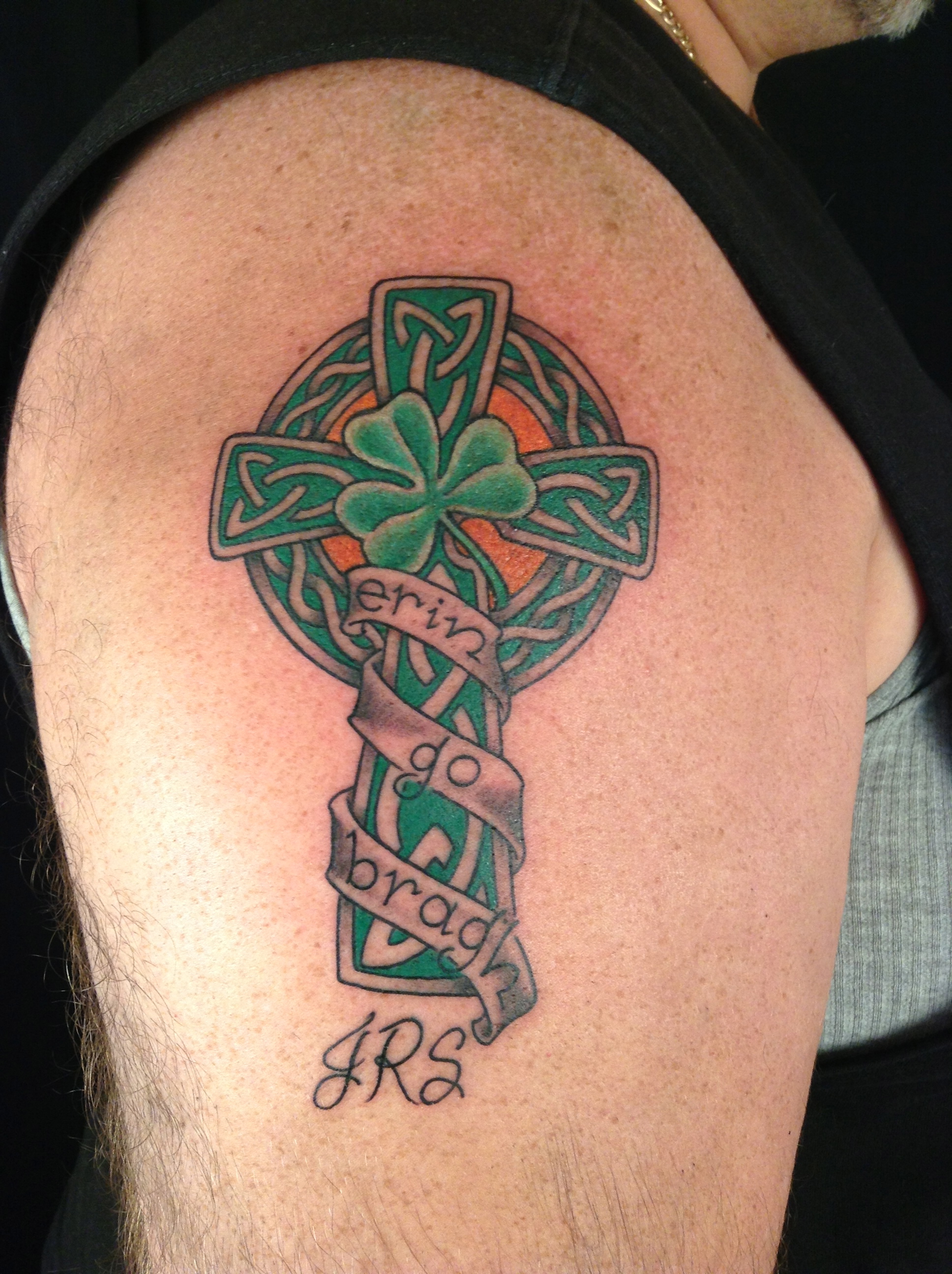 Irish Celtic Cross Tattoo Designs