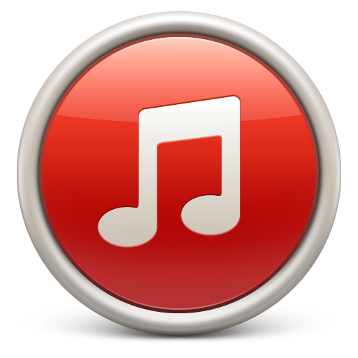 iTunes Logo Icon Red