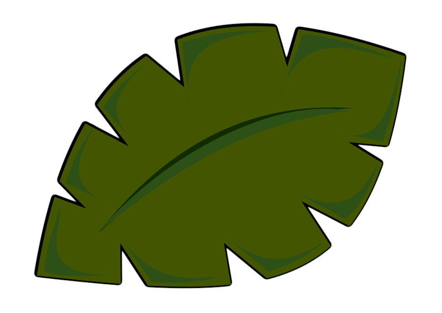 Jungle Leaf Clip Art