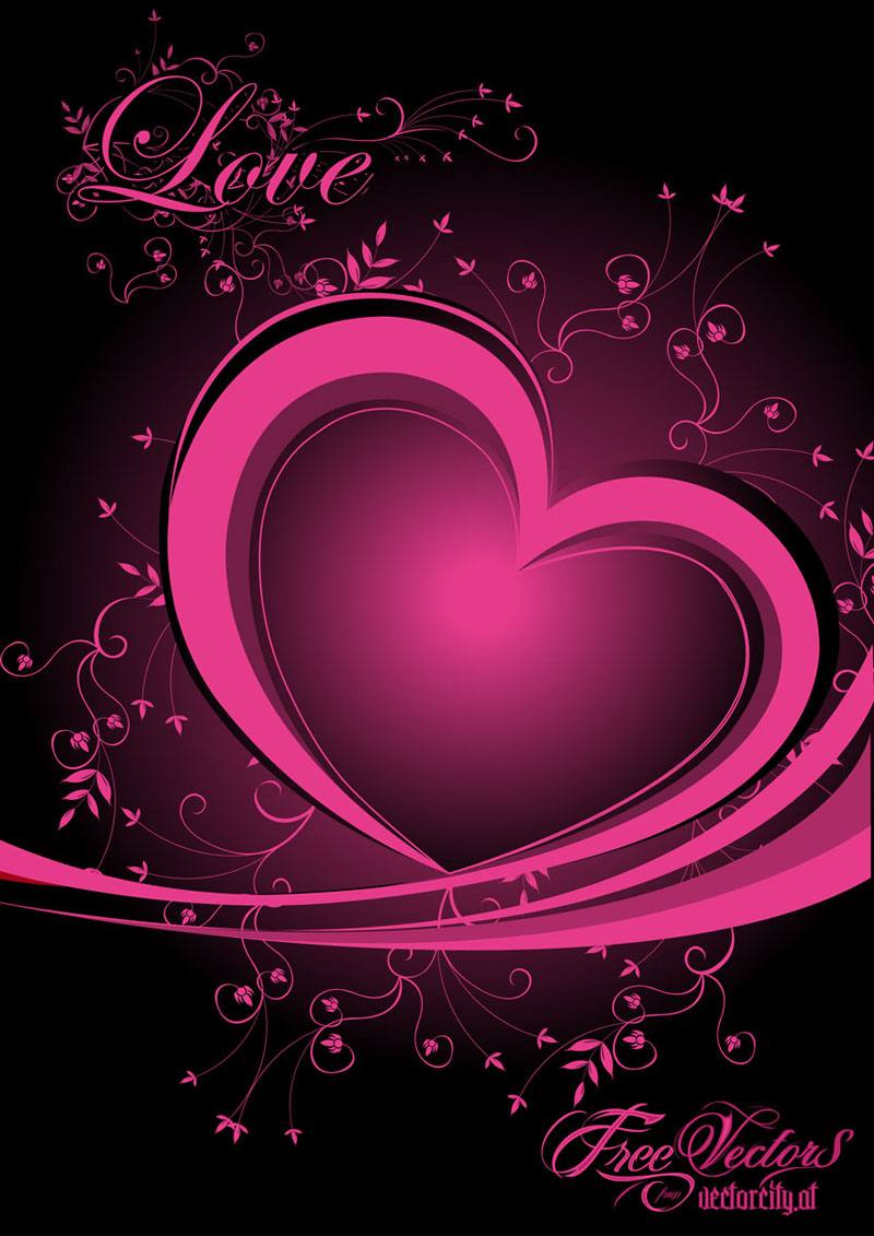 Love Heart Vector Free