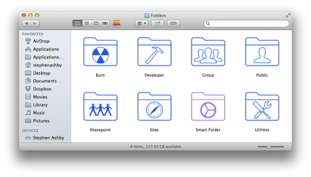 Mac Folder Icons iOS