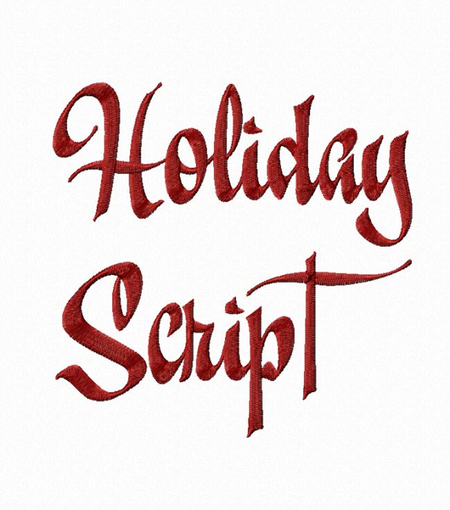 14 Christmas Script Font Images