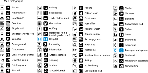 Map Symbols Clip Art