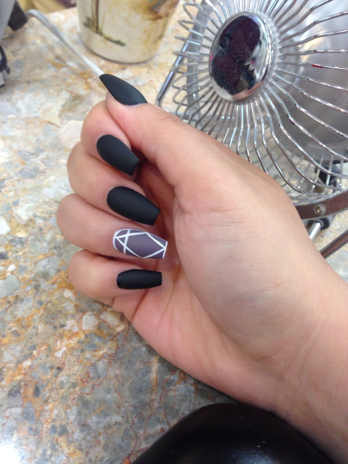 Matte Stiletto Nails Tumblr