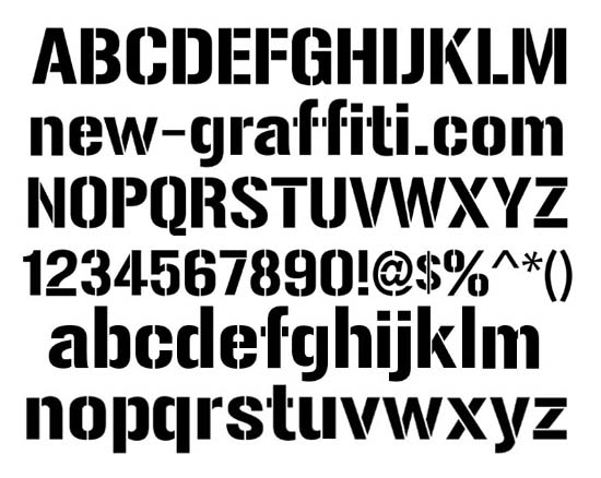 Military Stencil Fonts Free Download