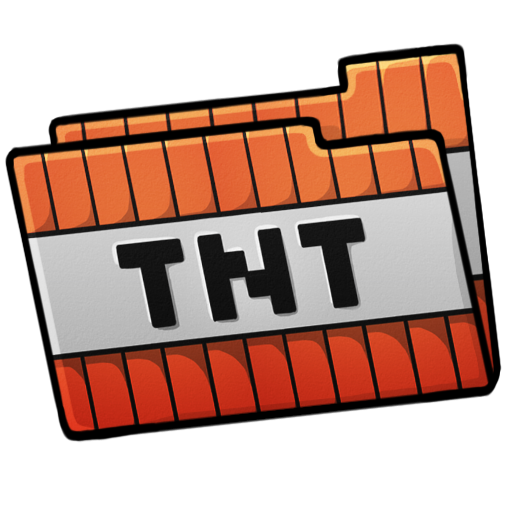 Minecraft TNT Folder Icon