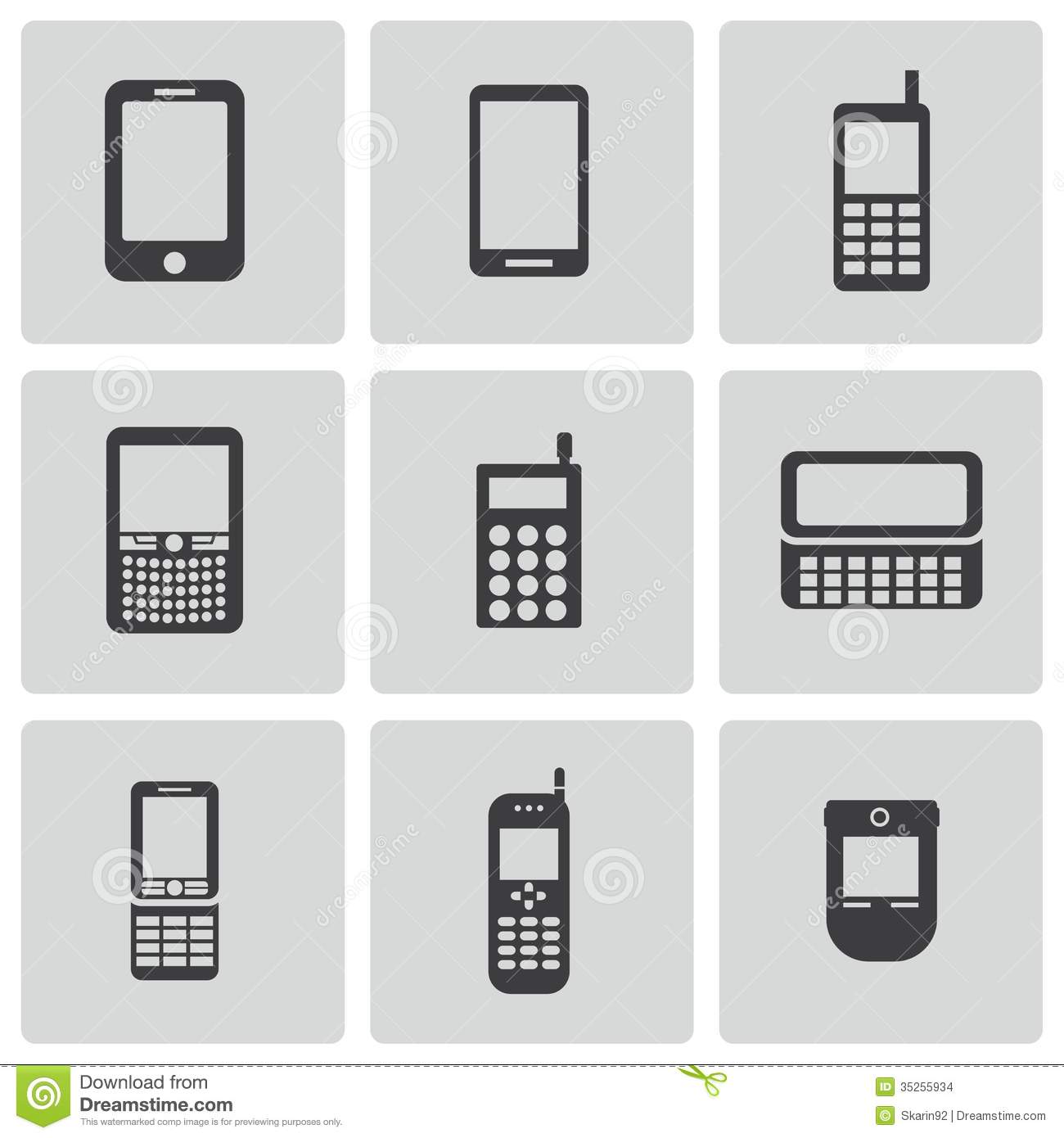 Mobile Phone Icon Vector