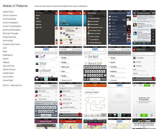 Mobile UI Design Patterns