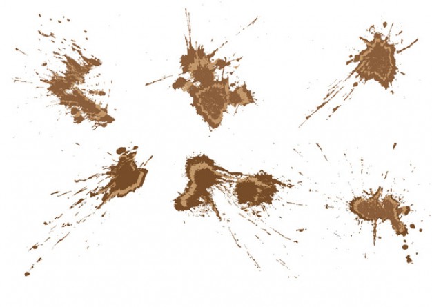 Mud Splatter Vector Free