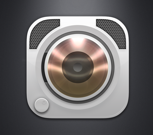 Music Player App for iPhone Icon Music Player App for iPhone Icon