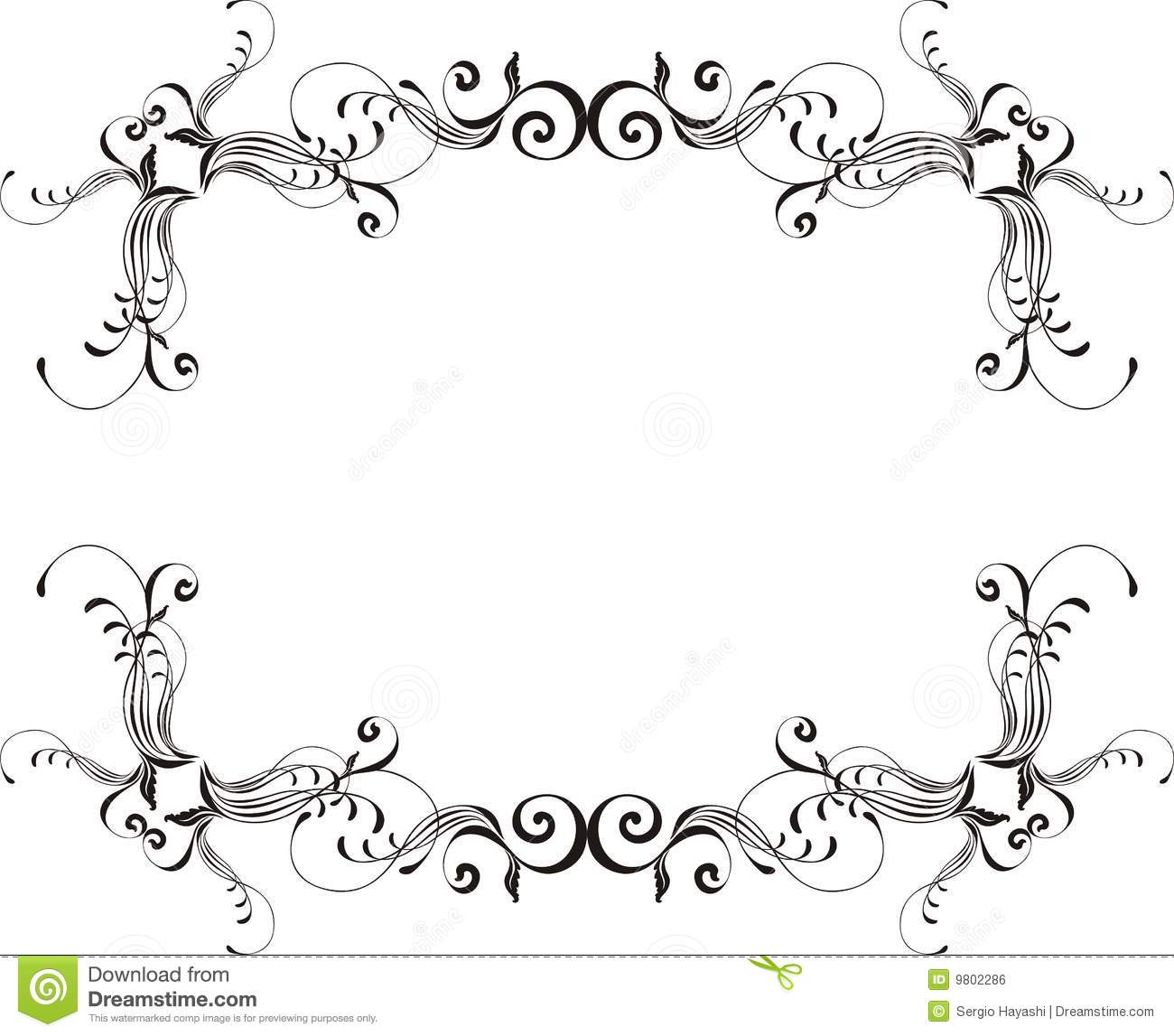 Ornamental Frames Vector Free