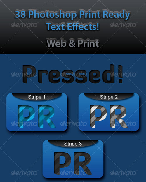 Photoshop Text Effect PSD Template