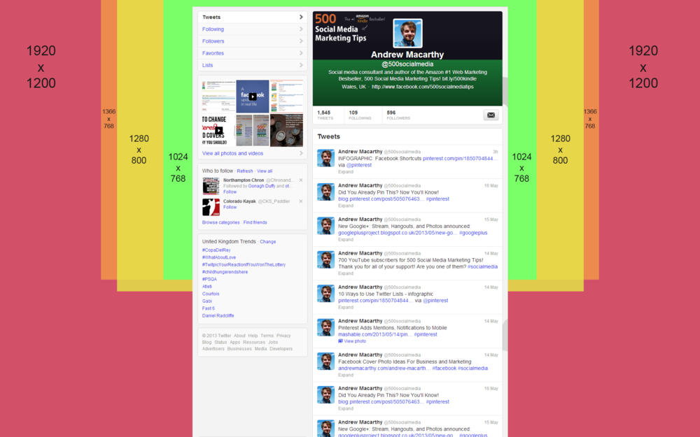 Photoshop Twitter Template Photoshop Twitter Template
