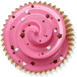Pink Cupcake Icon
