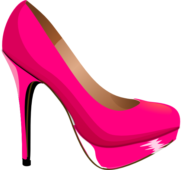 Pink High Heel Shoe Clip Art