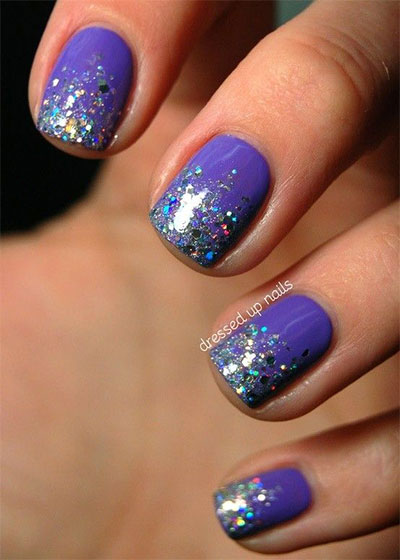 Purple Gel Nail Polish Designs