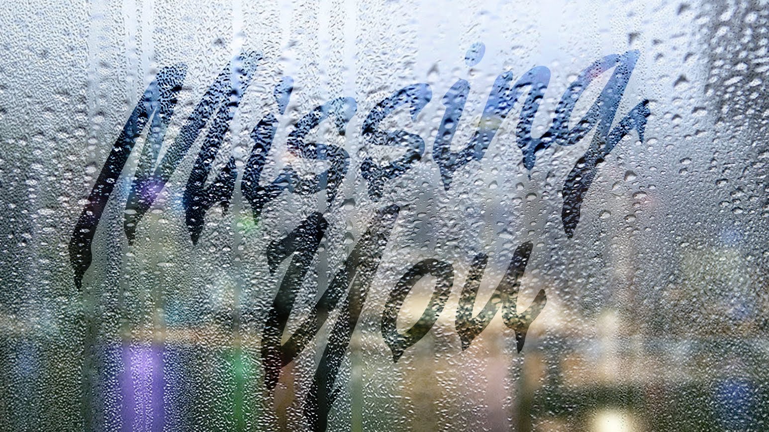 Rainy Window Photoshop Effect