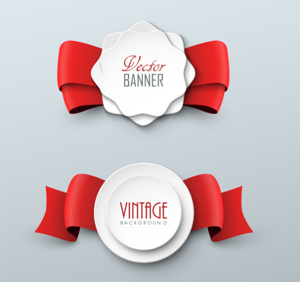 Ribbons Vector Design